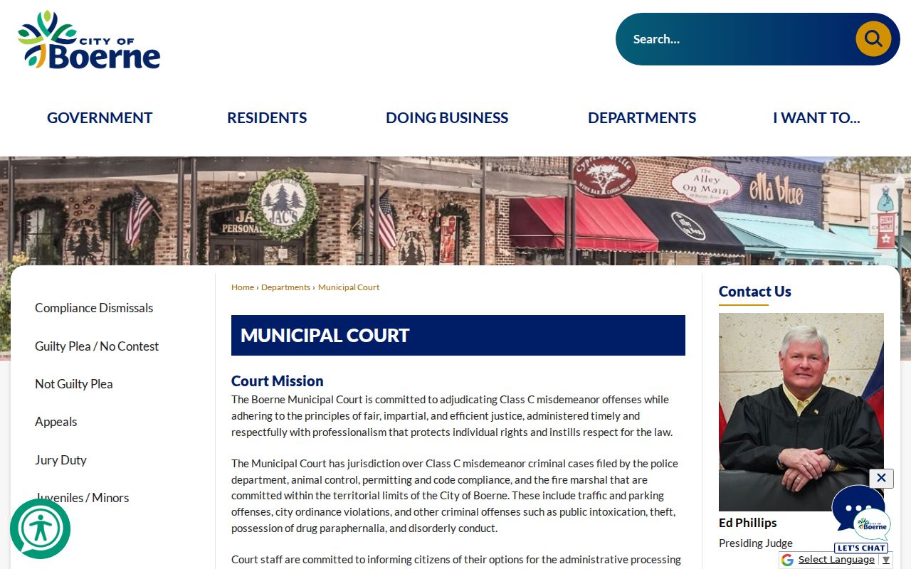 Boerne court docket guidance from the municipal court